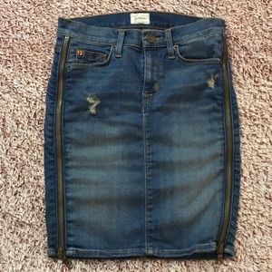 Hudson jean pencil skirt size 24